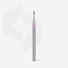 Diamond nail drill bit Staleks, rounded “bud” , red, head diameter 1.2 mm/ working part 3 mm