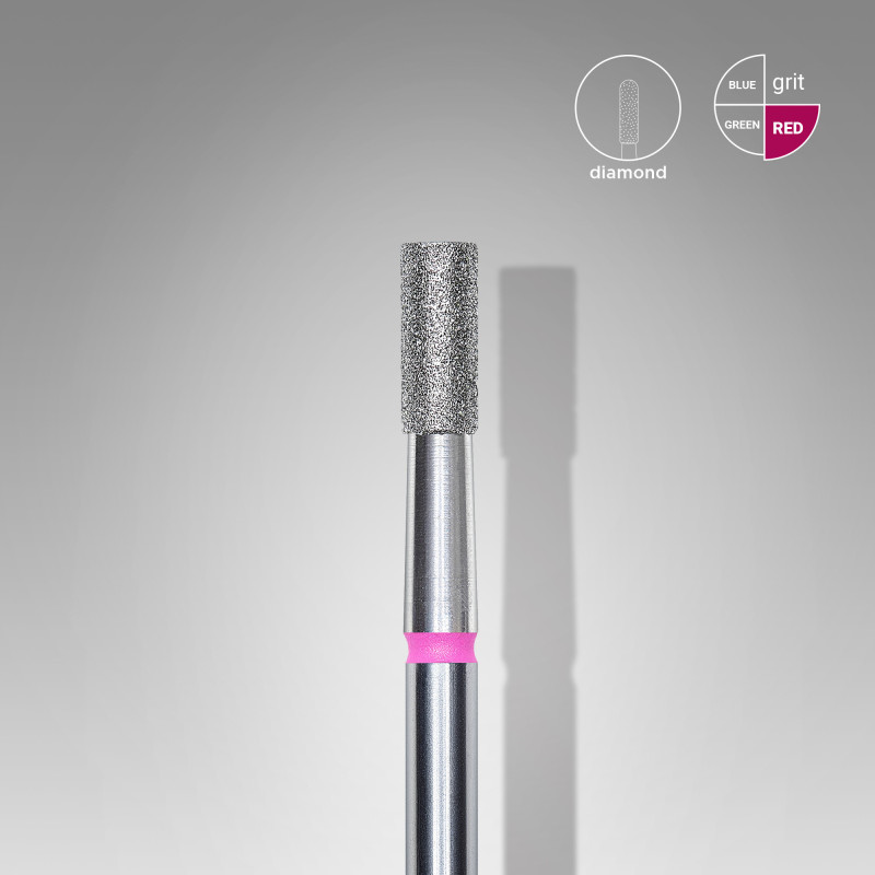 Timanttiterä "Sylinteri" punainen 2,5 mm / työosa 6 mm Staleks