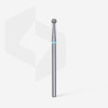 Diamond nail drill bit, “ball”, blue, head diameter 2.7 mm