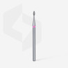 Diamond nail drill bit, “drop” , red, head diameter 1.6 mm/ working part 4 mm