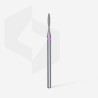 Diamond nail drill bit, “flame” , red, diameter 1.6 mm/ working part 8 mm Staleks