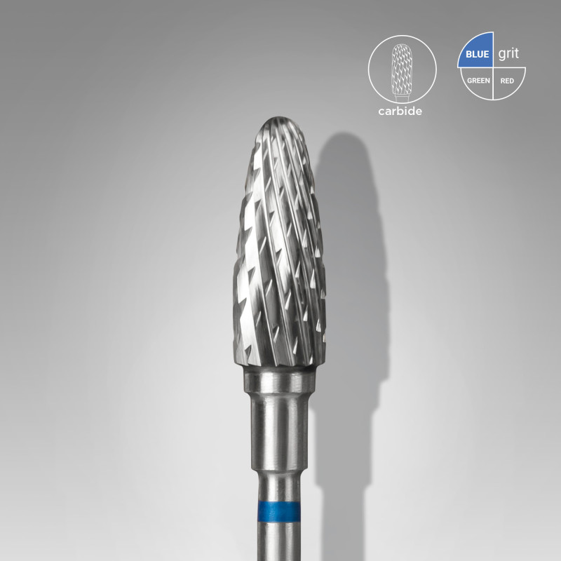 Carbide nail drill bit, “corn”, blue, head diameter 5 mm/ working part 13 mm