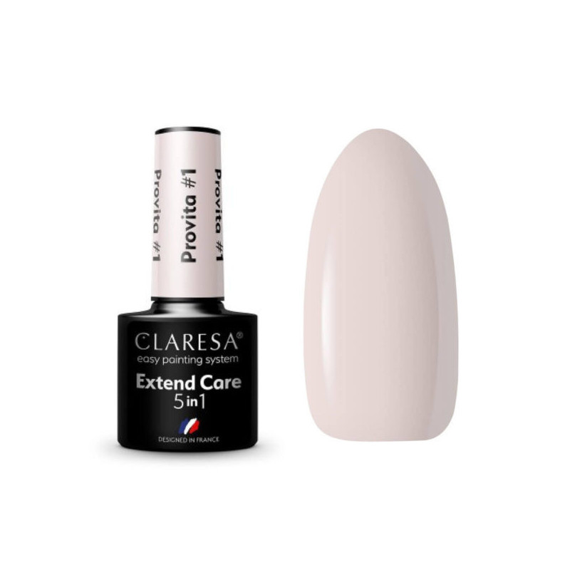 Geelilakoille tarkoitettu aluslakka - Claresa Extend Care 5 in 1 Provita No. 1 - 5g