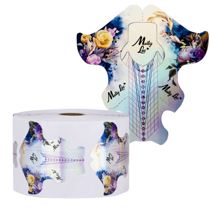 Формы для наращивания Molly Lac Holo, 500 шт