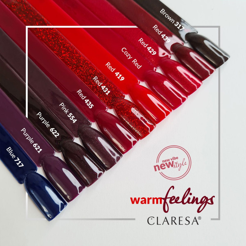 Claresa Cozy Red, 5 ml