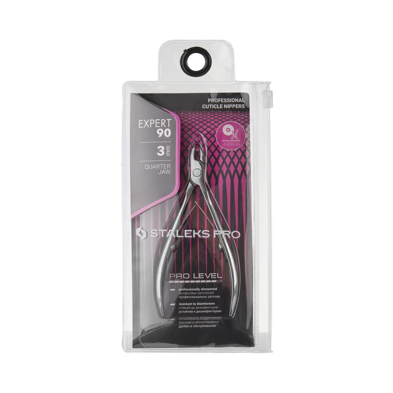 Kynsinauhojen pihdit Staleks Pro Expert 90, 3 mm