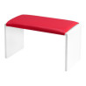 Hand rest MOMO red with white