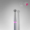 Diamond nail drill bit, “ball”, red, head diameter 2,7 mm