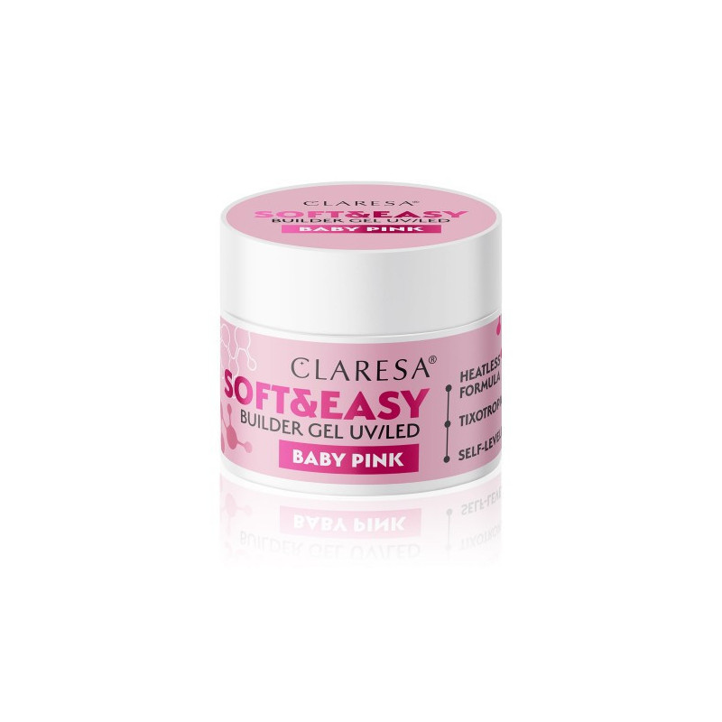 Builder gel Claresa SOFT&EASY - baby pink