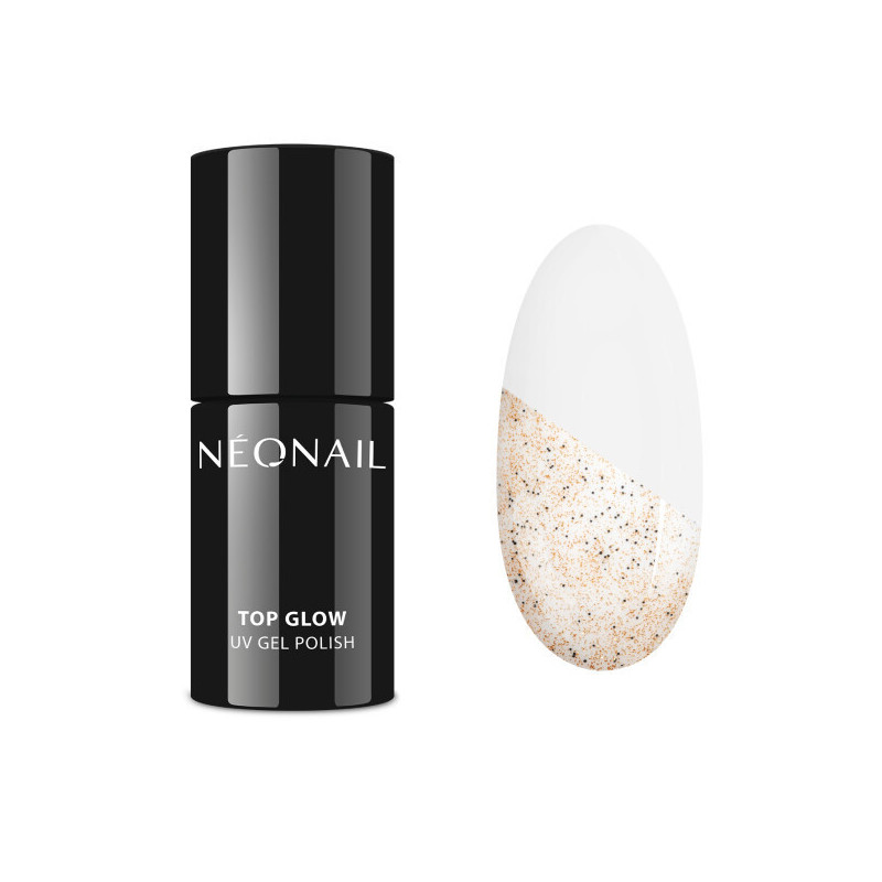 Glow Gold Sand NeoNail Matte Top - 7,2 ml (ilman tahmeaa kerrosta)