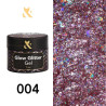 Gel paint - Glow Glitter Gel FOX 004 - 5 ml
