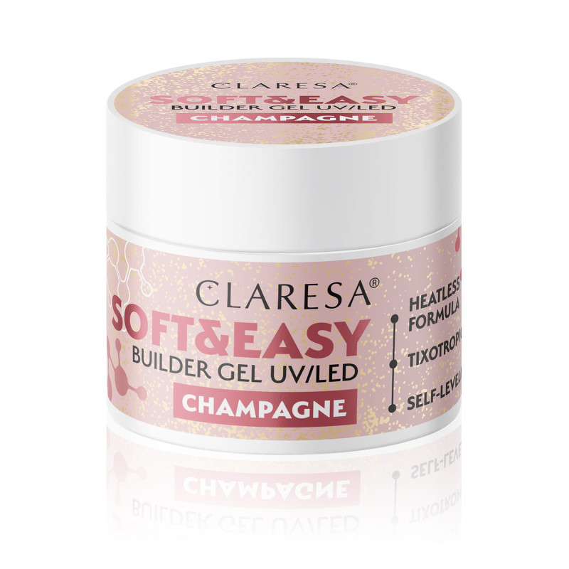 Builder gel Claresa SOFT&EASY, Champagne