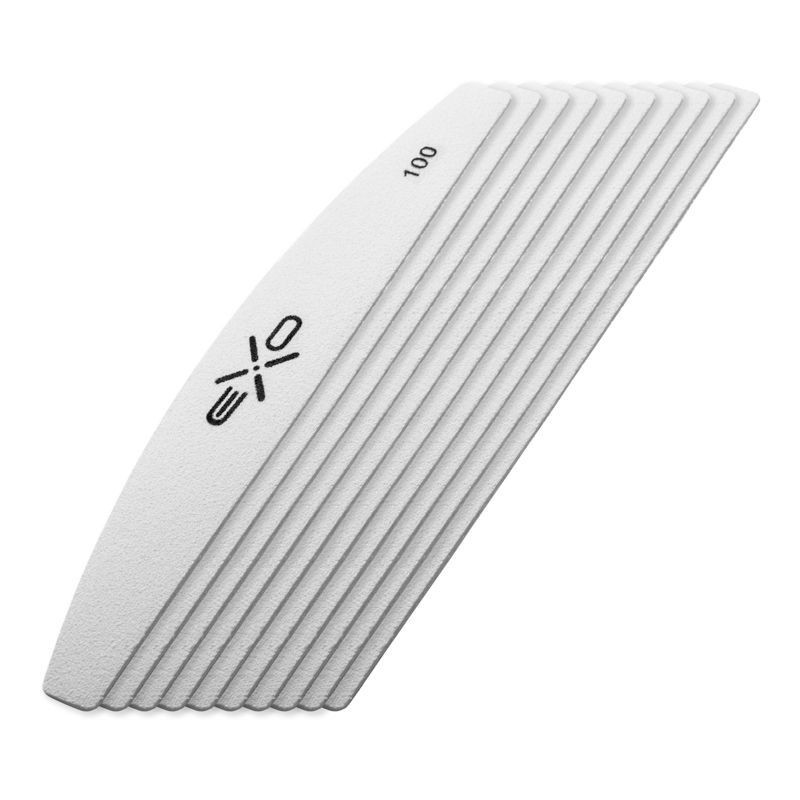 Disposable files for crescent nail file EXO, 100 grit (10 pcs)