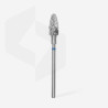 Carbide nail drill bit, “corn”, blue, head diameter 6 mm/ working part 14 mm