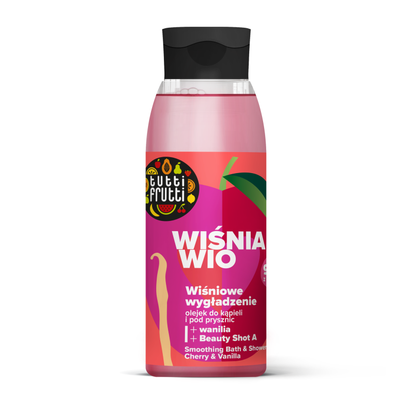 Smoothing bath & shower oil Cherry & Vanilla Farmona Tutti Frutti 400 ml