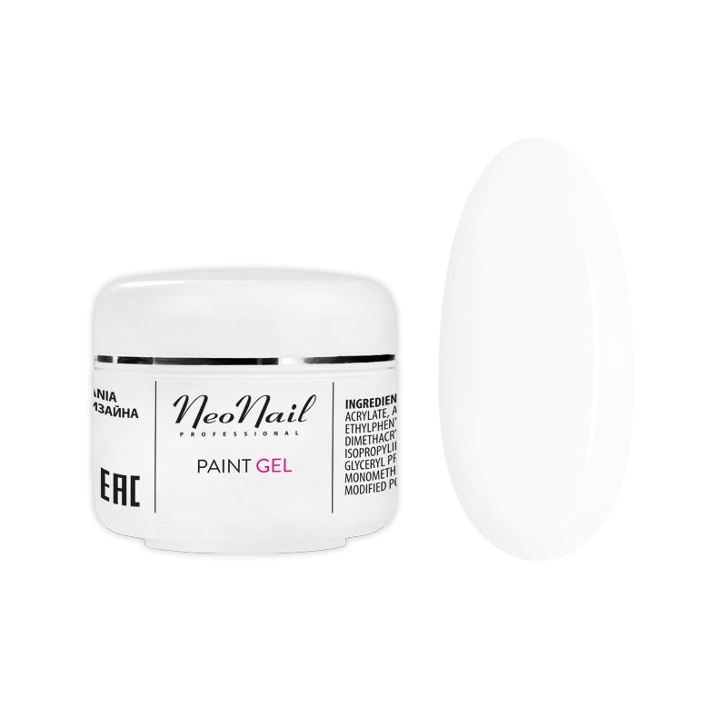 NeoNail Gel Paint 5 ml - White Rose