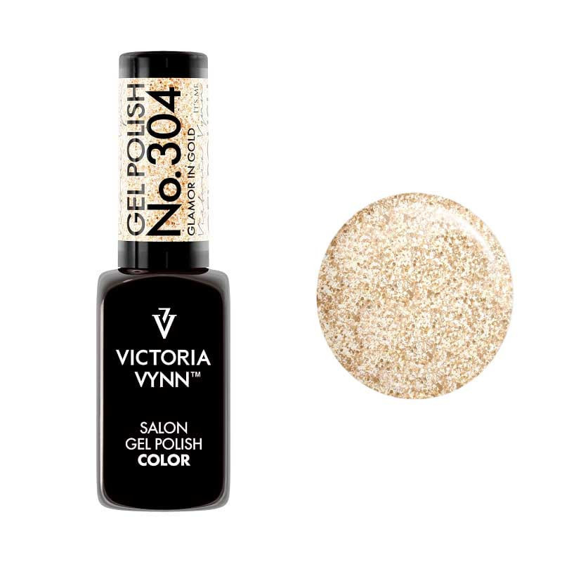 VICTORIA VYNN Geelilakan väri nro. 304 Glamour in Gold - 8 ml
