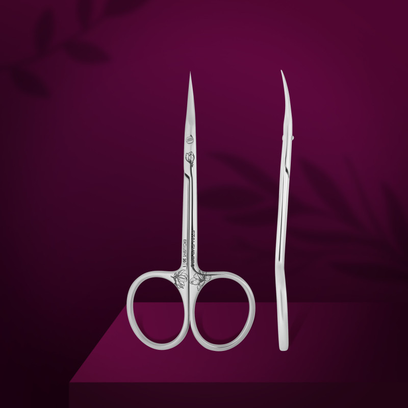Professional cuticle scissors Staleks Pro Exclusive 20 Type 1 (Magnolia) SX-20/1m