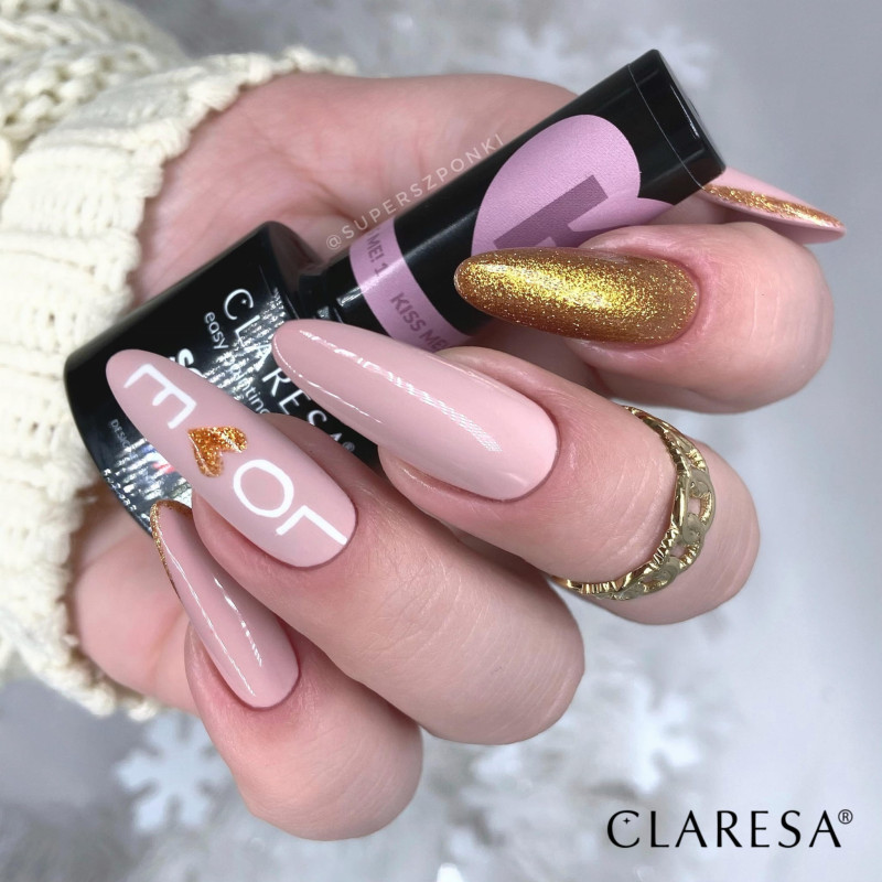 Цветной гель-лак Claresa Kiss Me! № 1, 5 ml