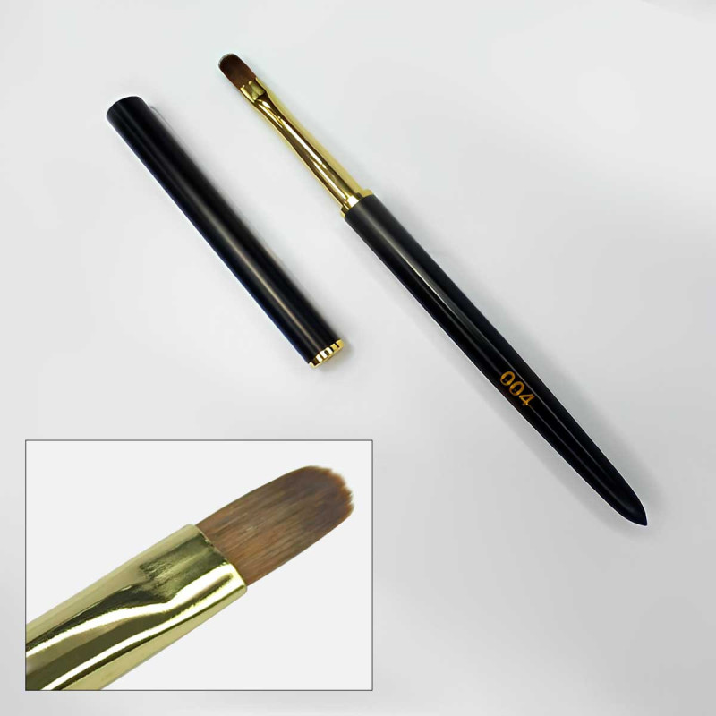 Nail brush F.O.X Art Brush - 004 "Short oval"