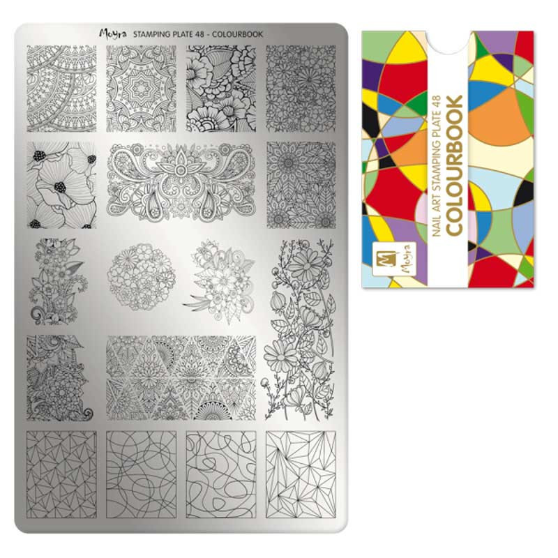 Пластина для стемпинга Moyra - Colourbook - 48