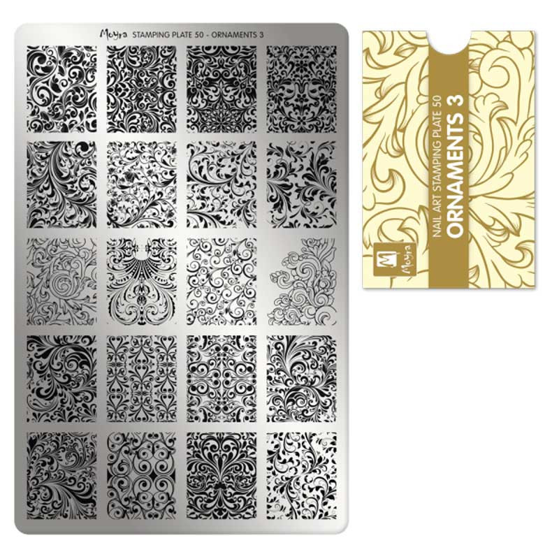 Stamping plate Moyra - Ornaments 3 - 50