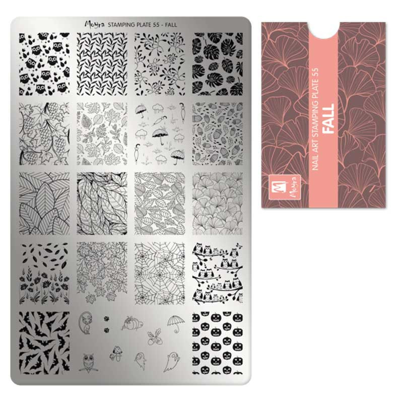 Stamping plate Moyra - Fall - 55