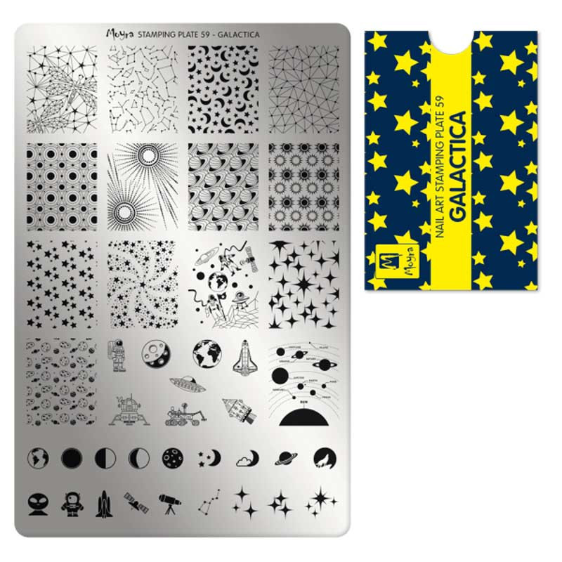 Stamping plate Moyra - Galactica - 59