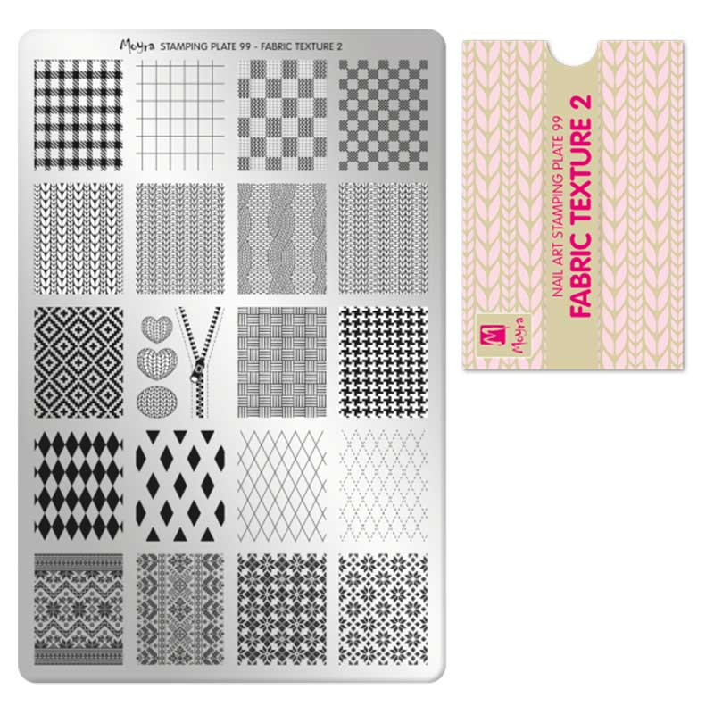 Пластина для стемпинга Moyra - Fabric Texture 2 - 99