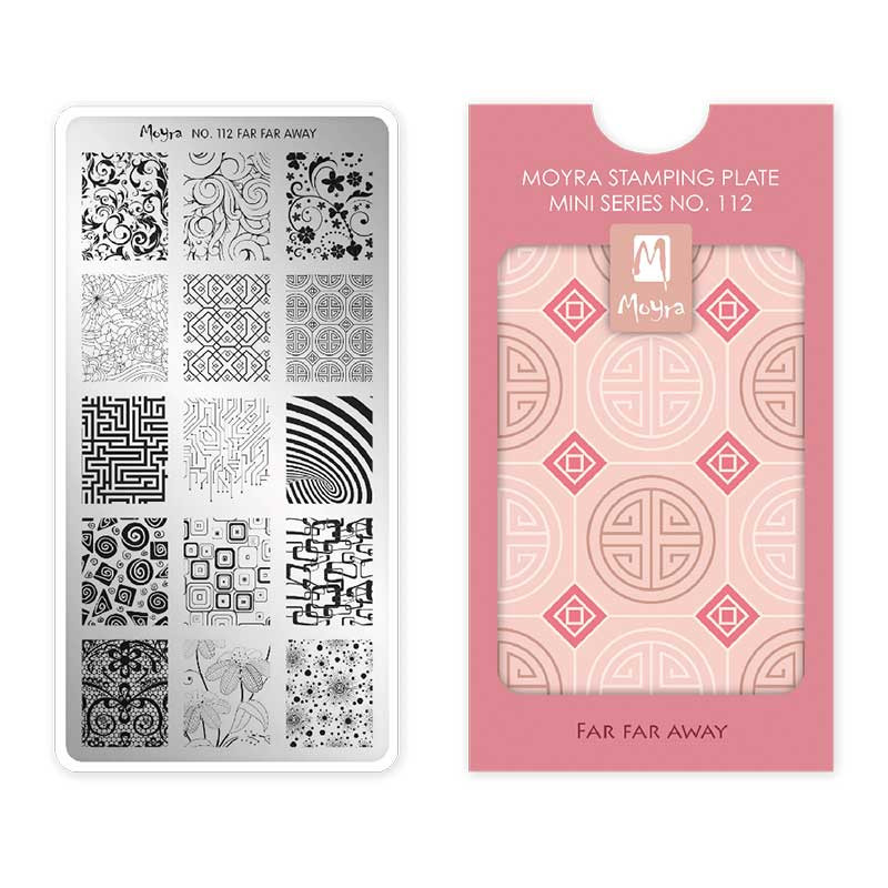 Stamping plate Moyra mini - Far far away - 112
