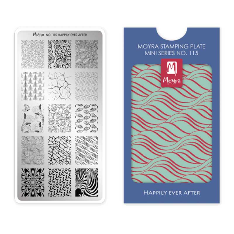 Stamping plate Moyra mini - Happily ever after - 115