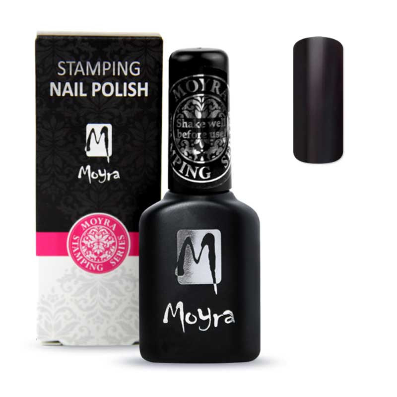 Лак для стемпинга Moyra Smart, Черный - SPS01