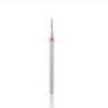 Diamond nail drill bit, “needle” , red, head diameter 1 mm / working part 6 mm