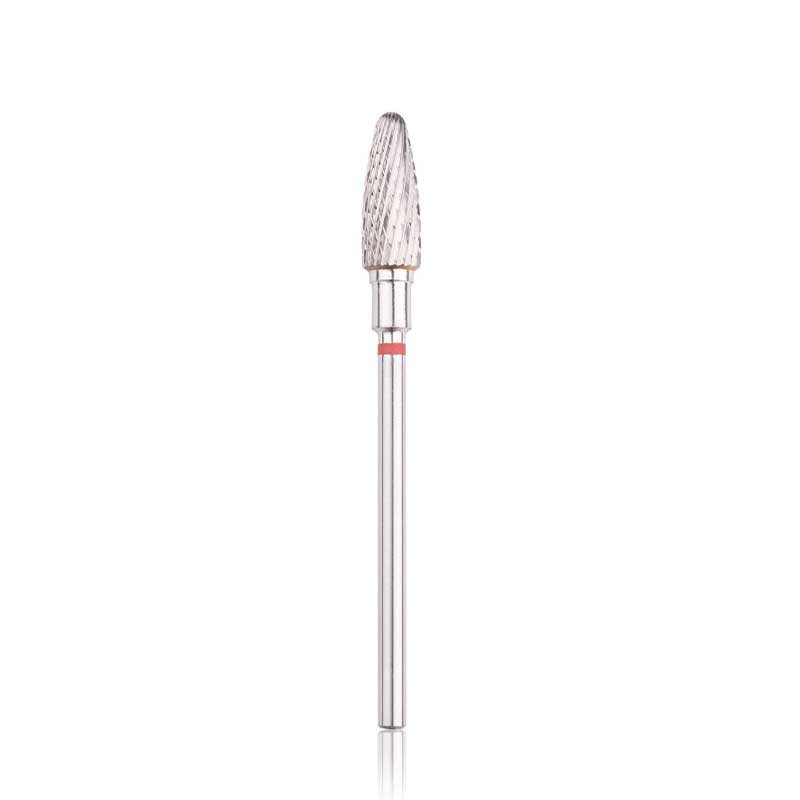 Carbide nail drill bit HEAD, “corn”, red, head diameter 5 mm/ working part 13 mm