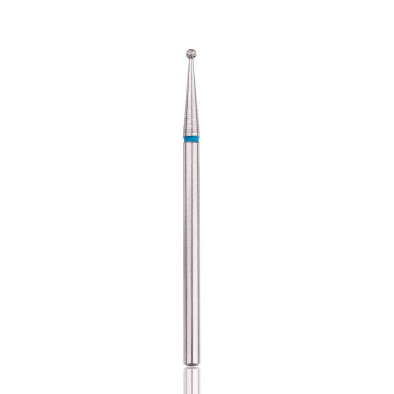 Diamond nail drill bit, “ball”, blue, diameter 1,4 mm HEAD