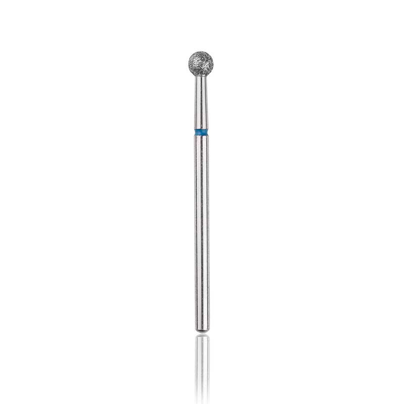 Diamond nail drill bit, “ball”, blue, diameter 5,0 mm HEAD