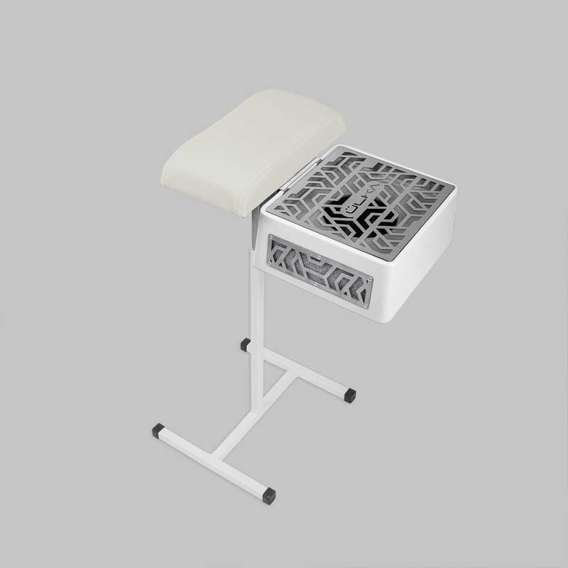 Pedicure footrest and dust collector ÜLKA PREMIUM X2F - white