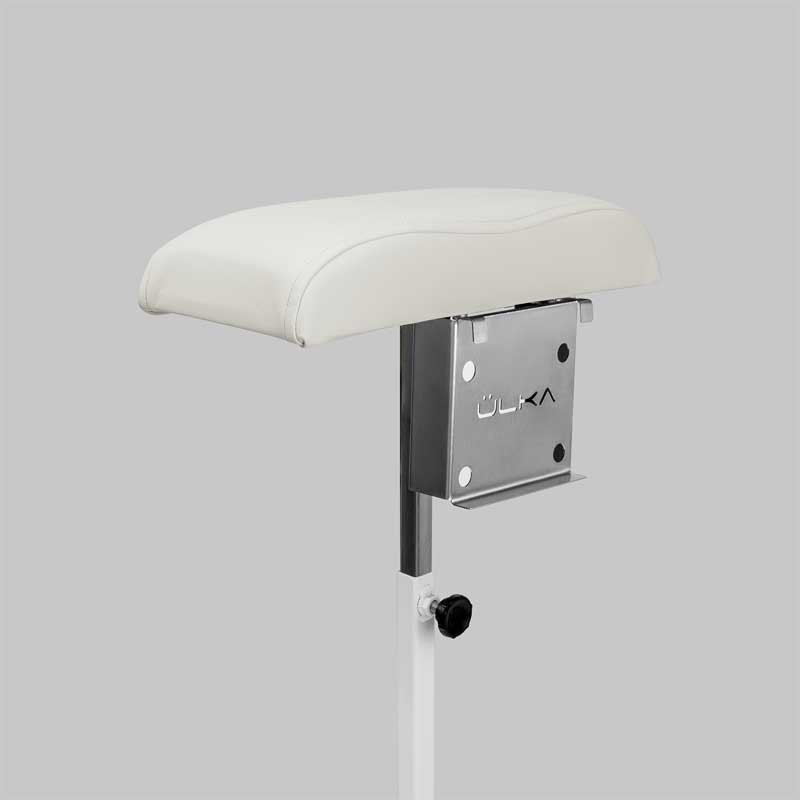 Pedicure footrest and dust collector ÜLKA PREMIUM X2F - white