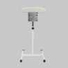 Pedicure footrest and dust collector ÜLKA PREMIUM X2F - white
