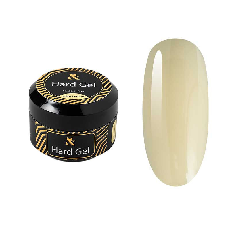 Builder & strengthening gel - Hard gel F.O.X - Light Lemon - 15 ml