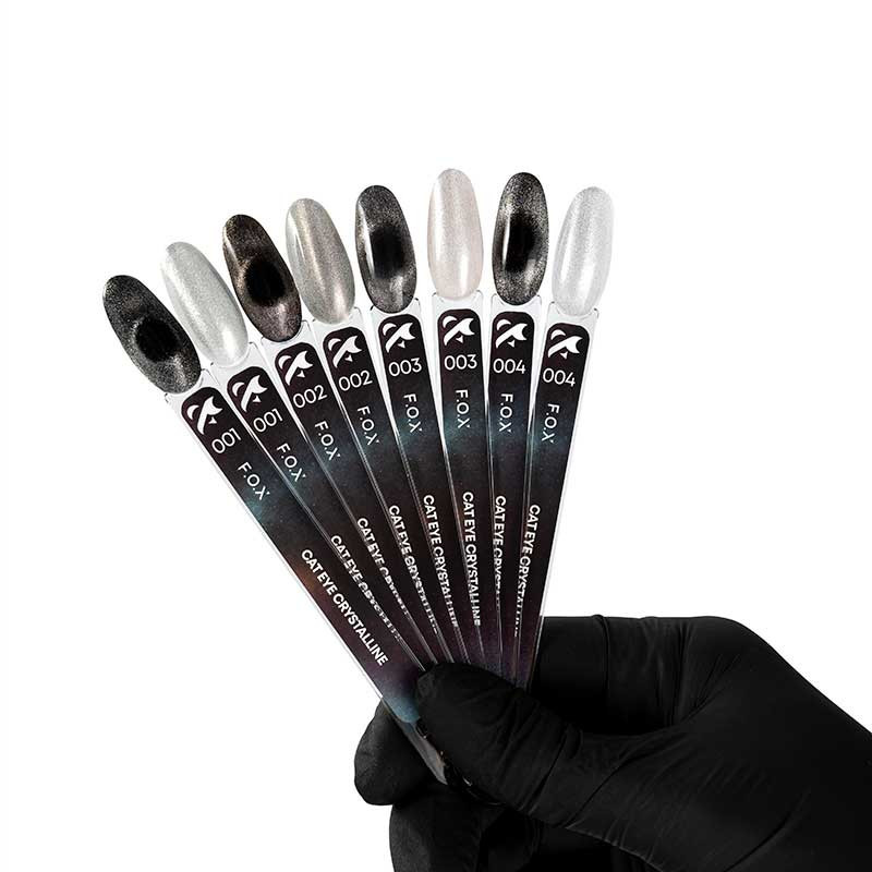 Color gel polish - Cat Eye Crystalline F.O.X 001 - 7 ml