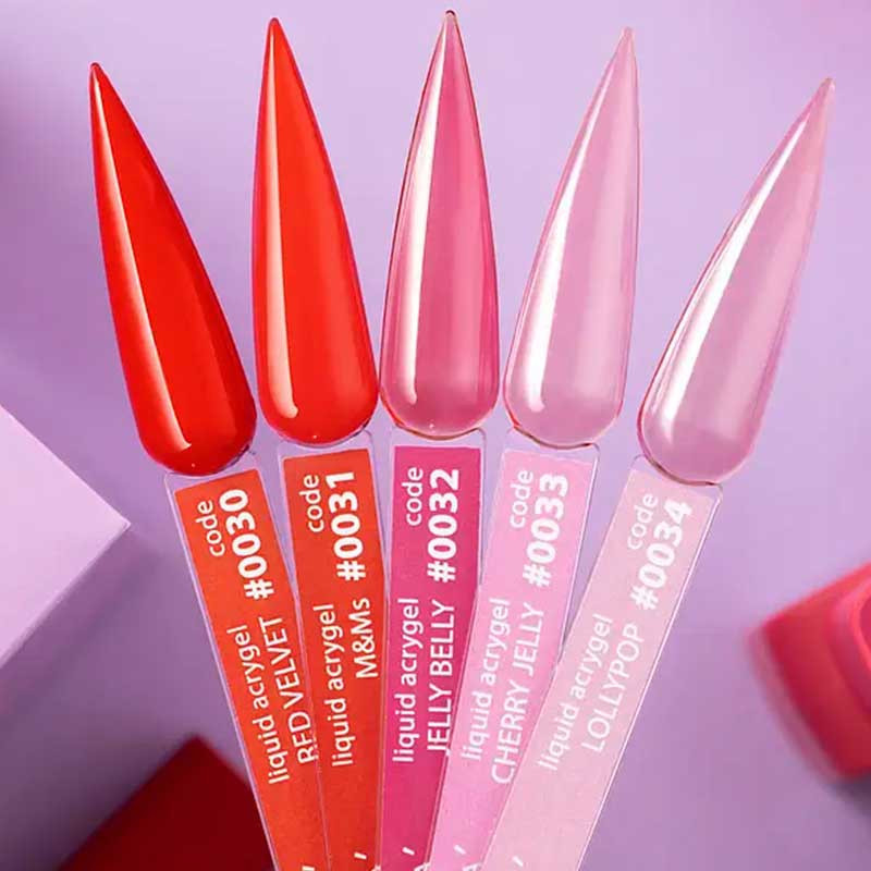 Liquid Acrygel No. 0030 Red Velvet DNKa - 12 ml