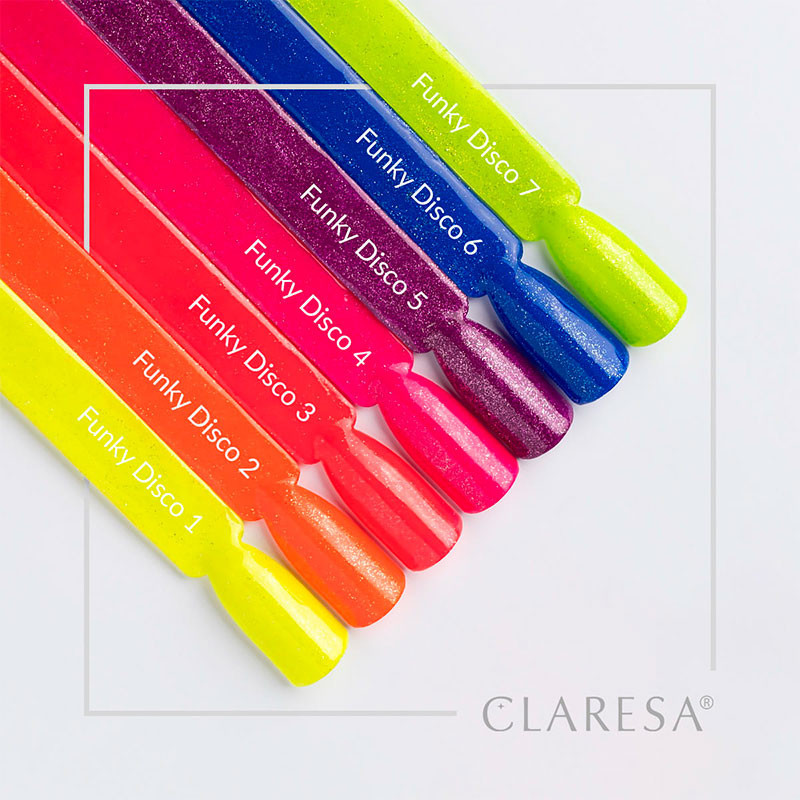 Цветной гель-лак Claresa Funky Disco 4 - 5 ml