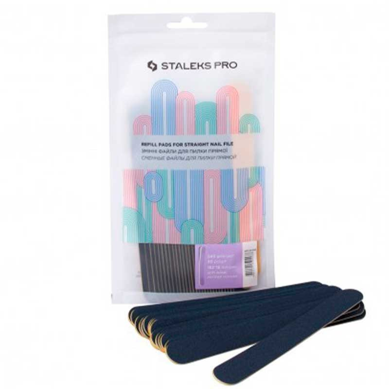 Replaceable Abrasive Kit for Straight Nail File Base Staleks Expert 20 DFE-20-240, 240 grit, 30 pcs