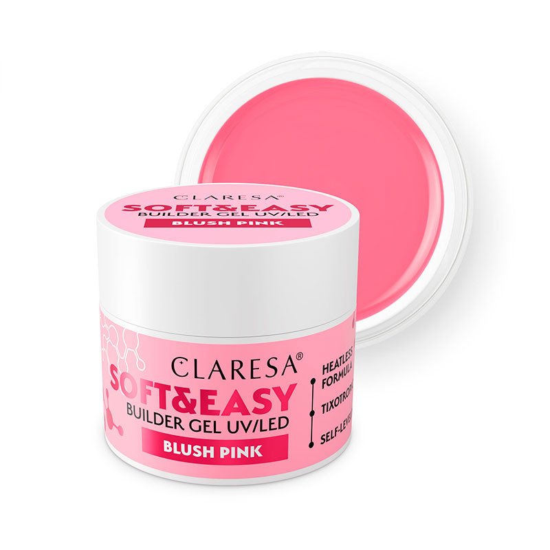 Гель для наращивания Claresa SOFT&EASY, Blush Pink