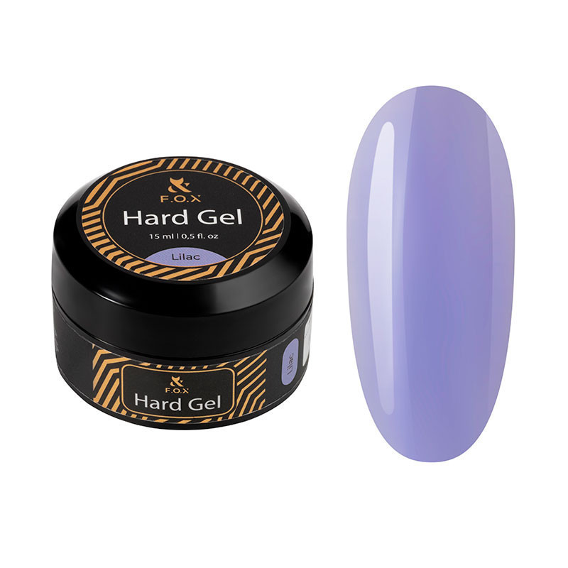Гель для наращивания ногтей - Hard gel F.O.X - Lilac- 15 мл