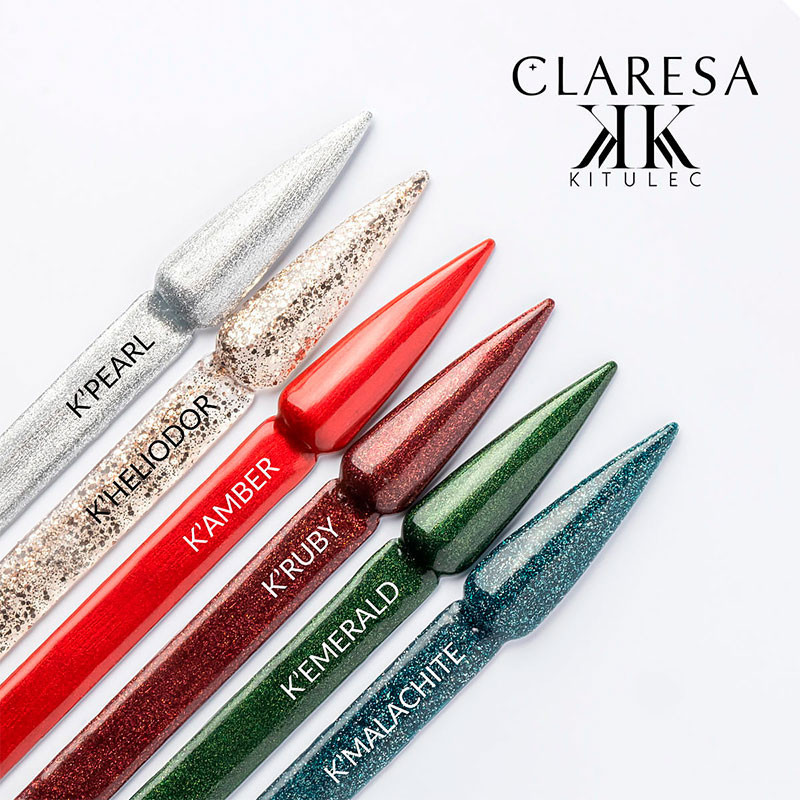 Цветной гель-лак Claresa K'Emerald - 5 г