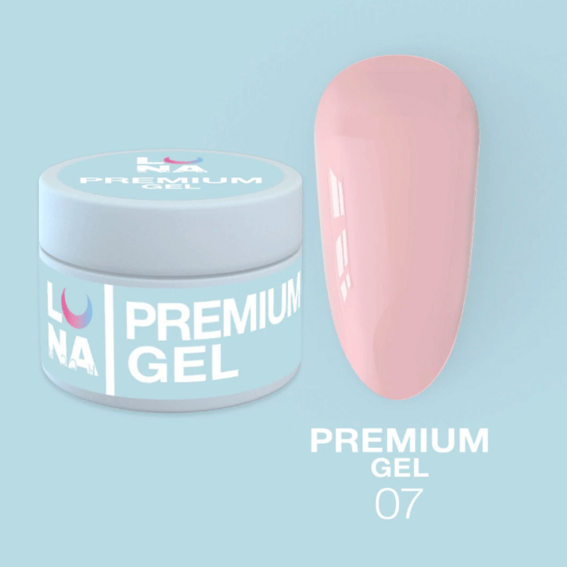 Гель для наращивания Lunamoon Premium Gel Nr 7 - 15ml
