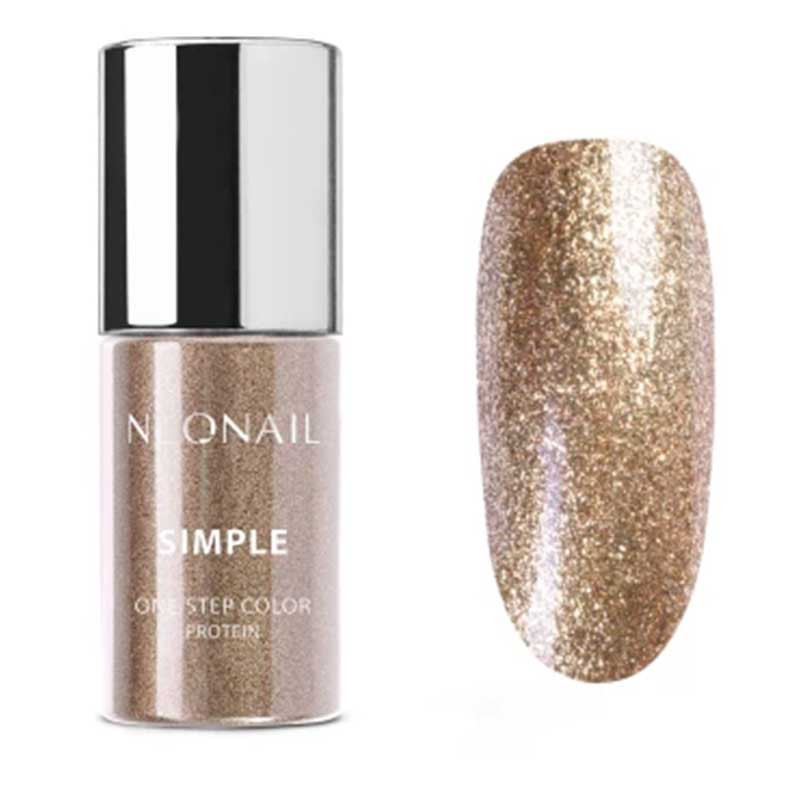 Гель-лак для ногтей Simple One Step color protein 3in1(Base/Color/Top) NeoNail - Fascinating 9460 - 7,2 ml
