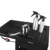 Gabbiano hairdressing trolley 048A black